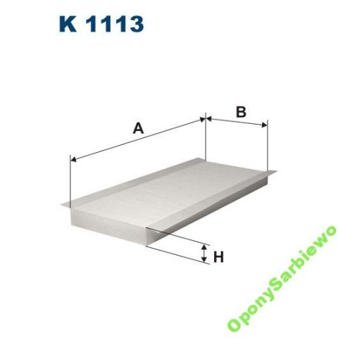 Filtron K 1113 Filtr, wentylacja przestrzeni pasażerskiej