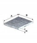 Filtron K 1122A Filtr, wentylacja przestrzeni pasażerskiej