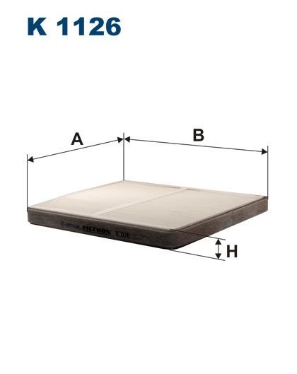 Filtron K 1126 Filtr, wentylacja przestrzeni pasażerskiej