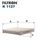 Filtron K 1127 Filtr, wentylacja przestrzeni pasażerskiej