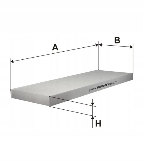 Filtron K 1009 Filtr, wentylacja przestrzeni pasażerskiej