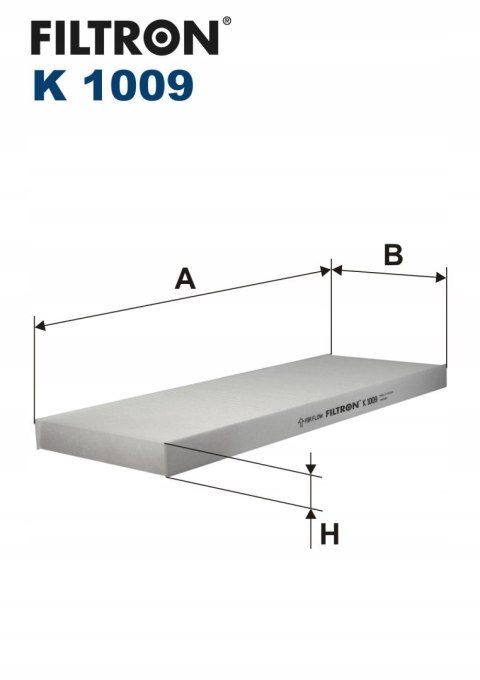 Filtron K 1009 Filtr, wentylacja przestrzeni pasażerskiej