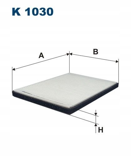 Filtron K 1030 Filtr, wentylacja przestrzeni pasażerskiej