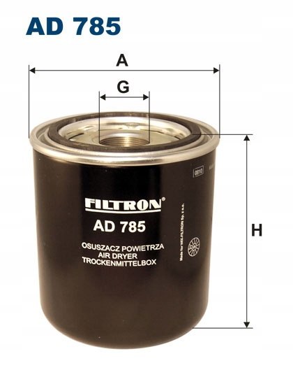 Filtron AD 785 Wkład osuszacza powietrza, instalacja pneumatyczna