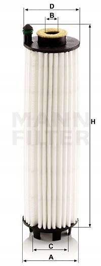 Mann-Filter HU 6033 z Filtr oleju