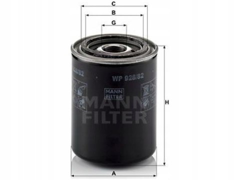 Filtr oleju Mann-Filter WP 928/82