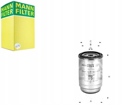 Mann-Filter WK 965 x Filtr paliwa