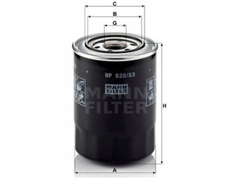 Mann-Filter WP 928/83 Filtr oleju