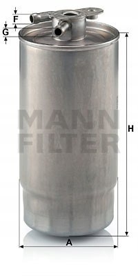 Mann-Filter WK 841/1 Filtr paliwa