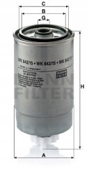 Mann-Filter WK 842/15 Filtr paliwa