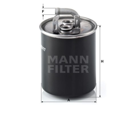Mann-Filter WK 842/17 Filtr paliwa