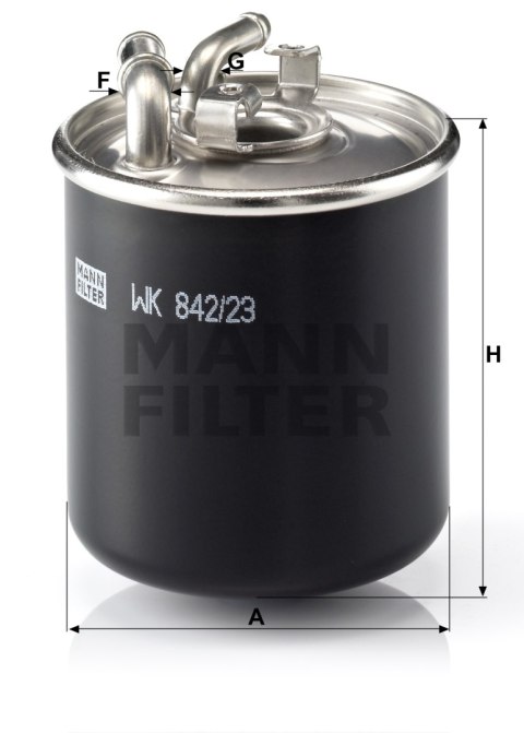 Mann-Filter WK 842/23 x Filtr paliwa