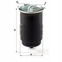 Mann-Filter WK 842/3 Filtr paliwa