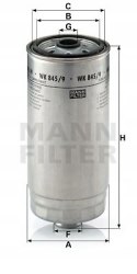 Mann-Filter WK 845/9 Filtr paliwa