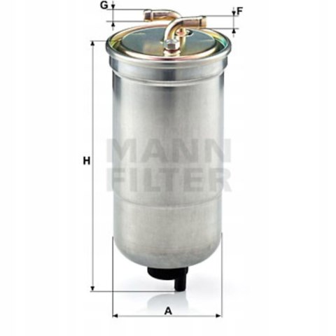 Mann-Filter WK 853/16 Filtr paliwa