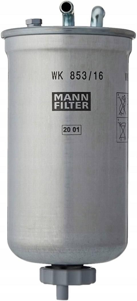 Mann-Filter WK 853/16 Filtr paliwa