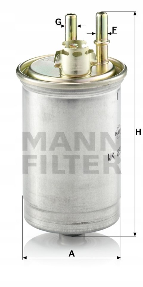 Mann-Filter WK 853/7 Filtr paliwa