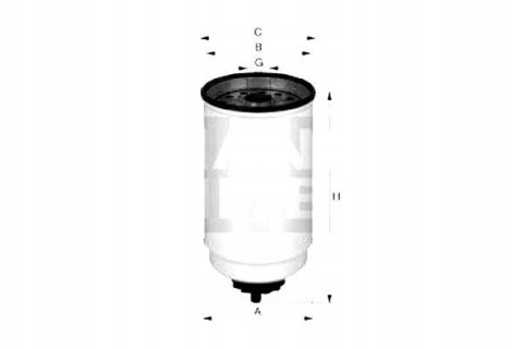 Mann-Filter WK 9041 x Filtr paliwa