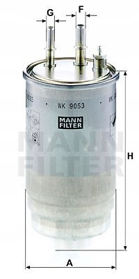 Mann-Filter WK 9053 z Filtr paliwa