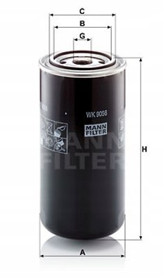 Mann-Filter WK 9056 Filtr paliwa