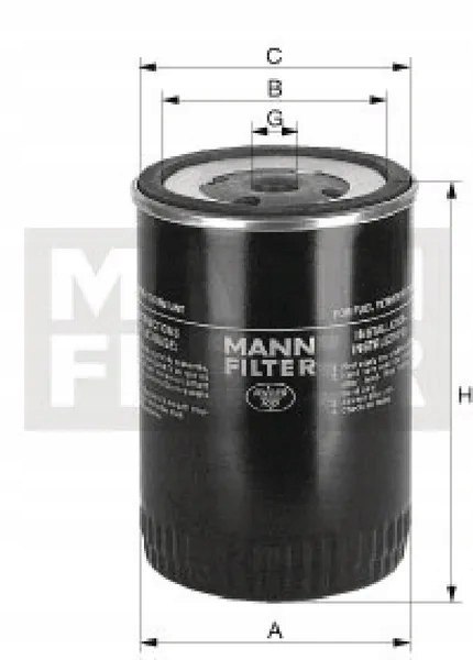 Mann-Filter WK 930/5 Filtr paliwa