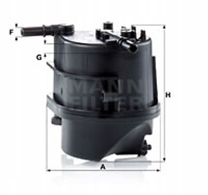 Mann-Filter WK 939 Filtr paliwa