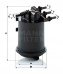 Mann-Filter WK 939/1 Filtr paliwa