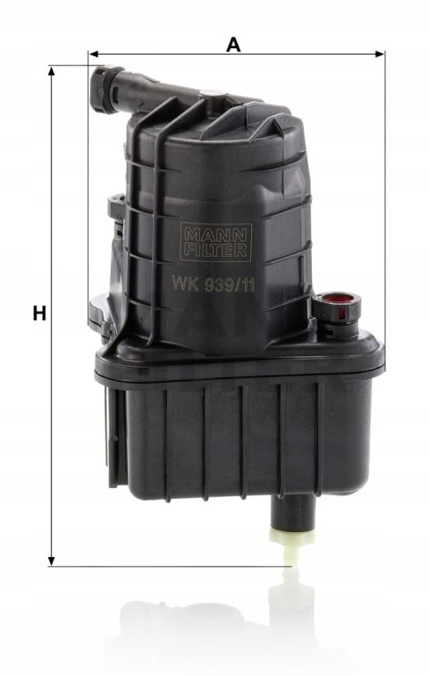 Mann-Filter WK 939/11 x Filtr paliwa