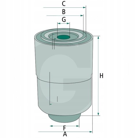Mann-Filter WK 940/16 x Filtr paliwa