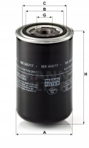 Mann-Filter WK 940/17 Filtr paliwa