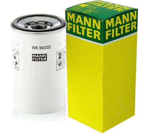 Mann-Filter WK 940/33 x Filtr paliwa