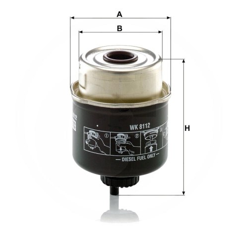 Mann-Filter WK 8112 Filtr paliwa