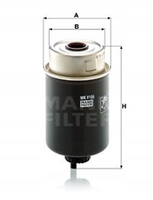 Mann-Filter WK 8155 Filtr paliwa
