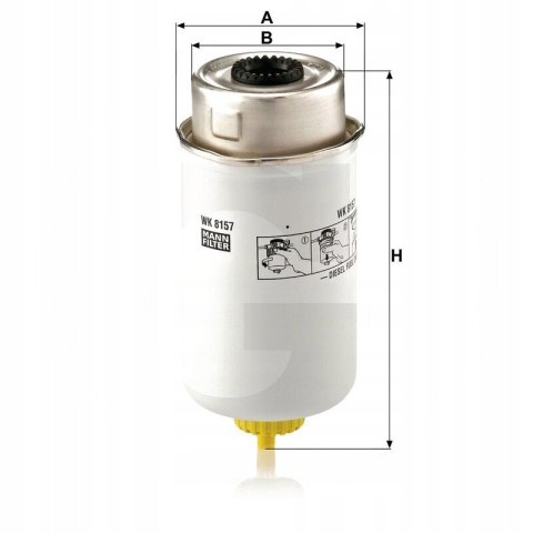 Mann-Filter WK 8157 Filtr paliwa