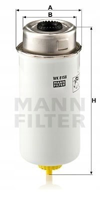 Mann-Filter WK 8158 Filtr paliwa