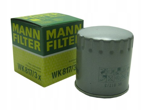 Mann-Filter WK 817/3 x Filtr paliwa