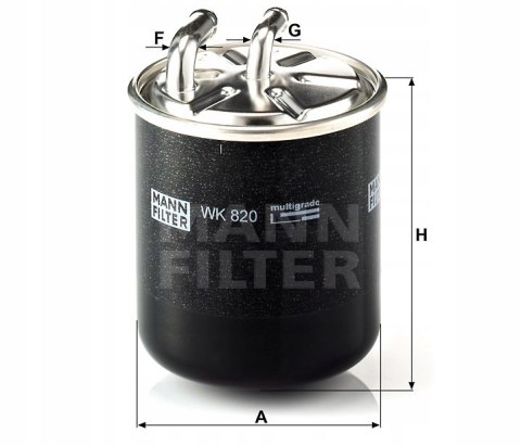Mann-Filter WK 820 Filtr paliwa
