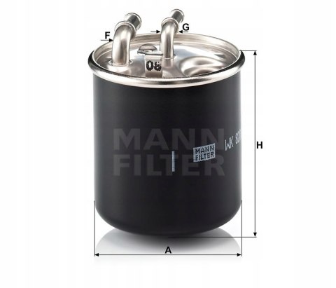 Mann-Filter WK 820/2 x Filtr paliwa