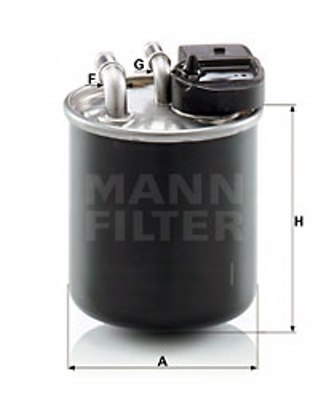 Mann-Filter WK 820/20 Filtr paliwa