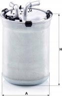 Mann-Filter WK 823/2 Filtr paliwa