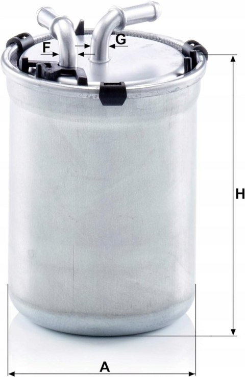 Mann-Filter WK 823/2 Filtr paliwa
