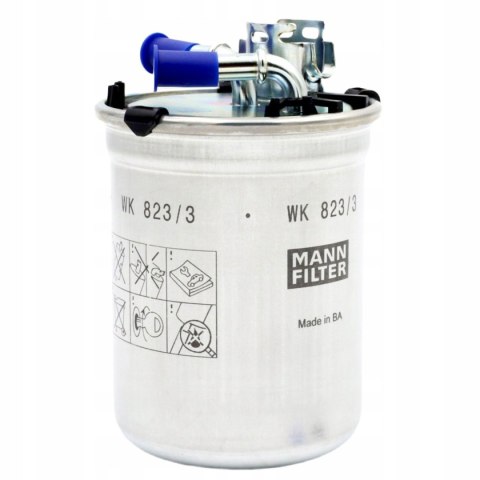 Mann-Filter WK 823/3 x Filtr paliwa