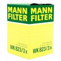 Mann-Filter WK 823/3 x Filtr paliwa