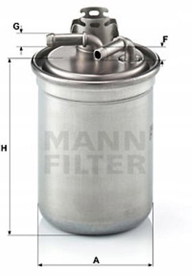 Mann-Filter WK 823/3 x Filtr paliwa