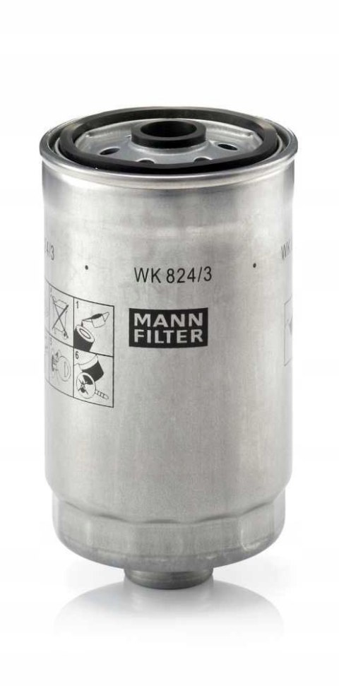 Mann-Filter WK 824/3 Filtr paliwa