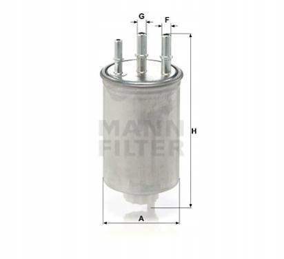 Mann-Filter WK 829/6 Filtr paliwa
