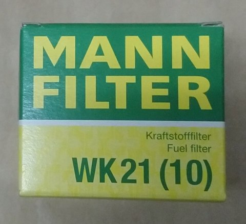 Mann-Filter WK 21 (10) Filtr paliwa