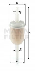 Mann-Filter WK 31/2 (10) filtr paliwa mann filter