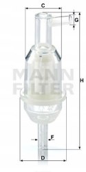 Mann-Filter WK 31/5 (10) Filtr paliwa