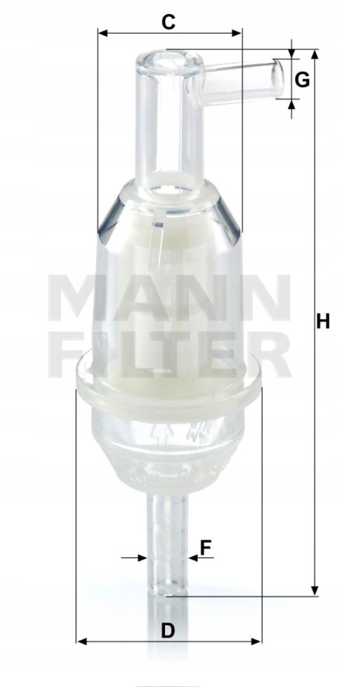 Mann-Filter WK 31/5 (10) Filtr paliwa